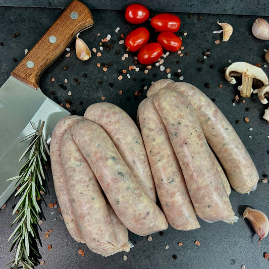 Chicken, Feta & Parmesan Sausages